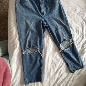 Abercrombie & Fitch Ankle Straight Curve Love Jeans